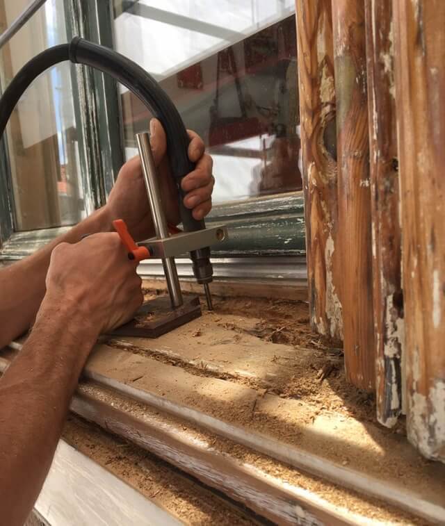 Houtrot reparatie